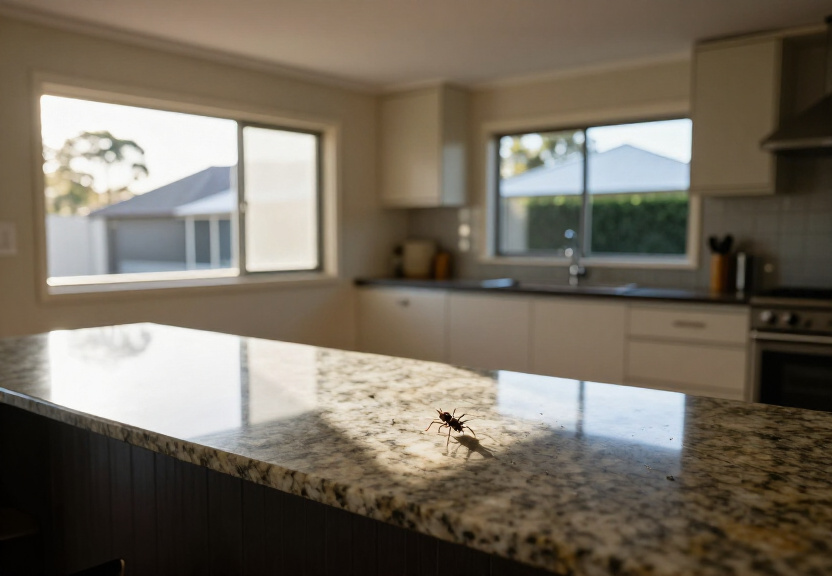 Ant-free Ermington bathroom after treatment